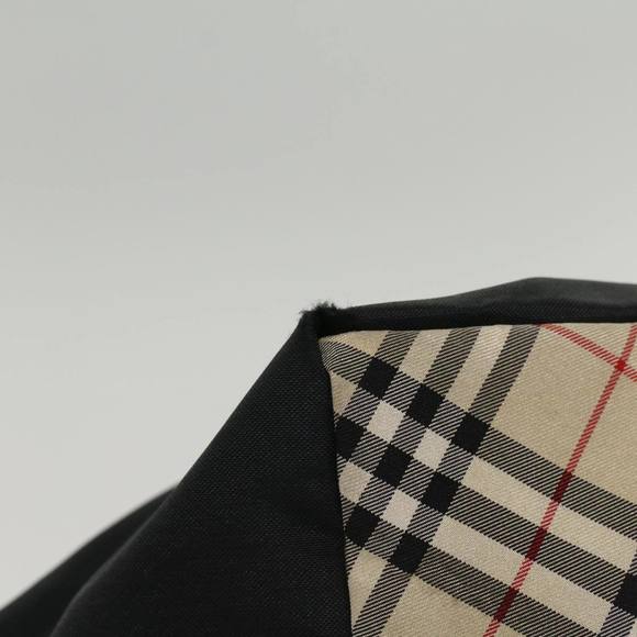 BURBERRY Nova Check Blue Label Hand Bag Nylon Leather Beige Brown Auth bs7887 - Picture 14 of 16